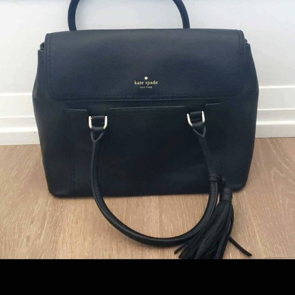 Kate Spade Black Leather Handbag